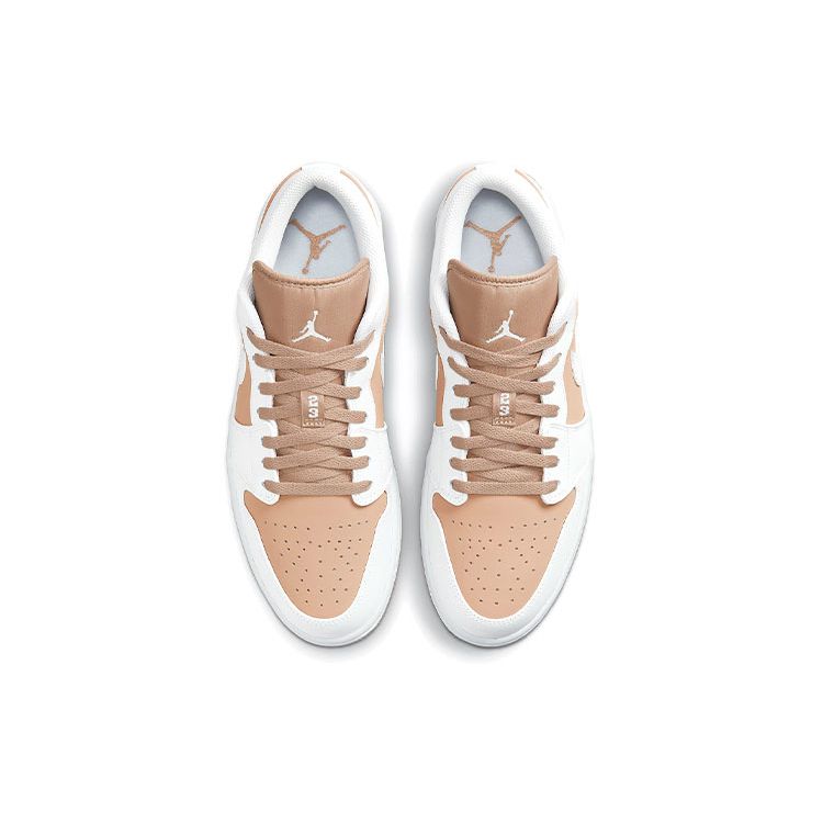 Air Jordan 1 Low Hemp White Men Sneakers Gum-Yellow DN6999-100