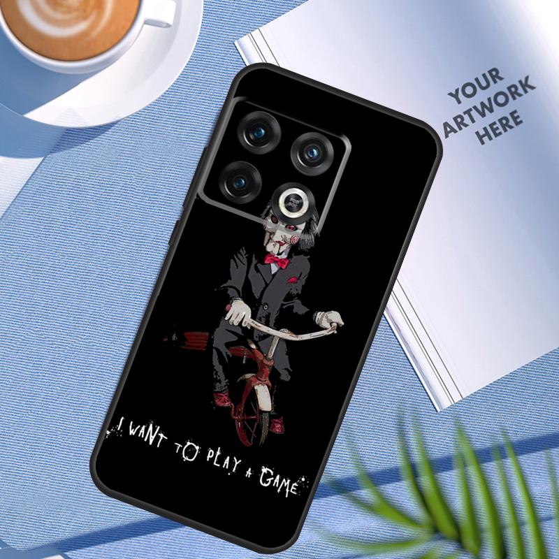 Saw Jigsaw Puppet Case For OnePlus 12R 10T 10R 9R 8T 12 11 9 10 Pro Nord CE 3 Lite 2 2T CE4 N10 N20 N30 Cover
