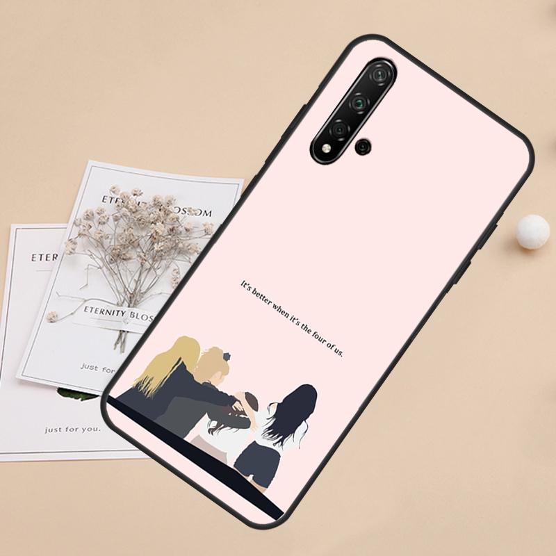 Korean Fashion Girl Kpop Band For Huawei Nova 3i 7i 8i 11i Y91 Y90 Y61 Y60 Y70 Nova 10 9 SE 11 P20 P40 Lite P30 Pro Case