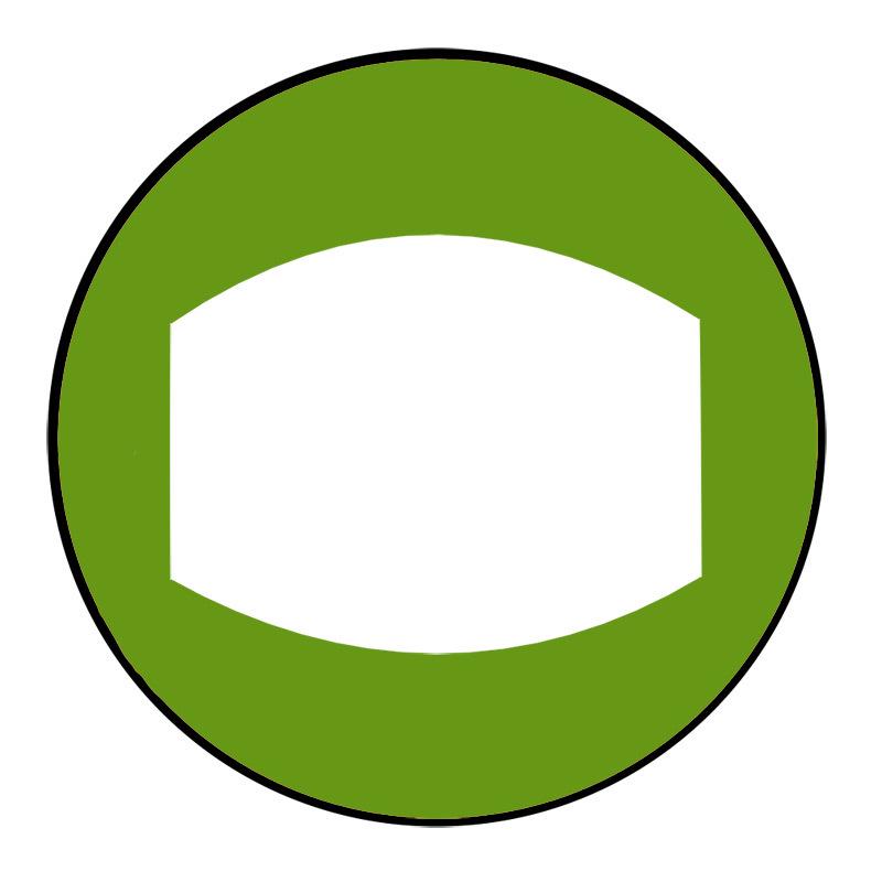 Portable 42-Inch Green Kayak Sail for Paddle Boards - Compact and Foldable Downwind Sail