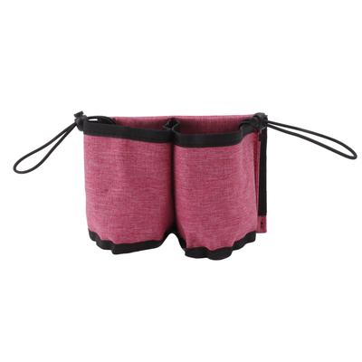 Luggage Travel Cup Holder Hold Two Mugs Foldable Washable Luggage Drink Carrier Caddy for All Size