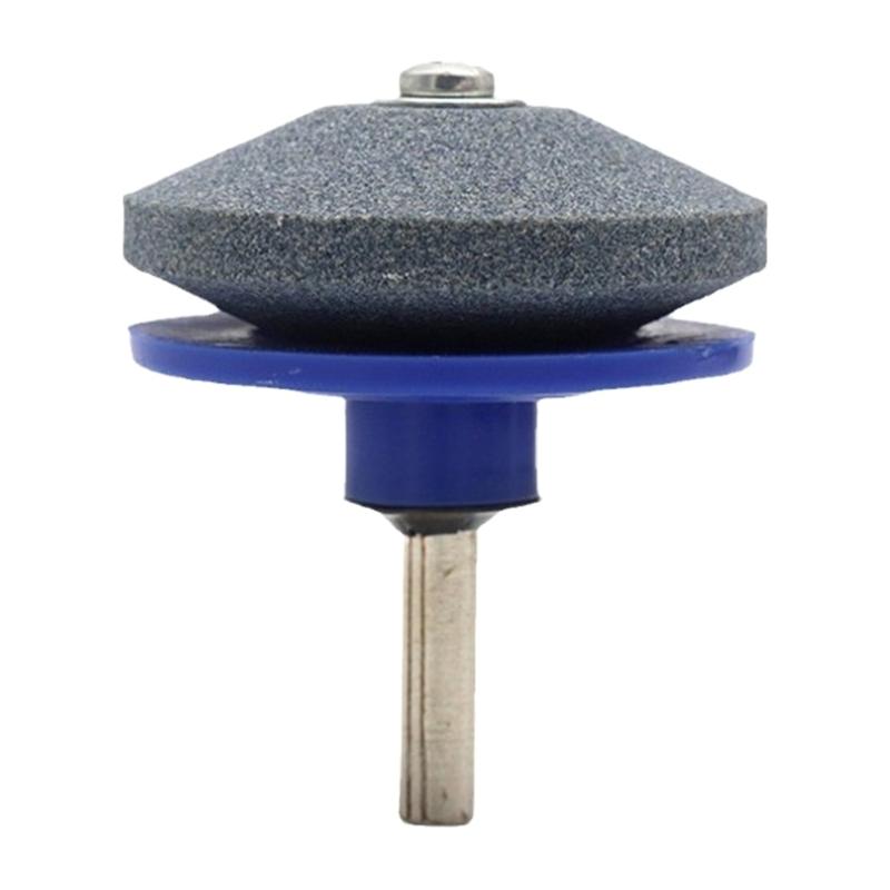 4Pcs Portable Lawn Mower Sharpener Garden Tool Electric Drill Bit Sharpener Multifunctional Stone Maintenance