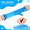 Pet Grooming Gloves Dog Cat Bathing Cleaning Glove Shampoo Scrubber Clean Soft Silicone Hair Removal Glove Hand Skin Protection