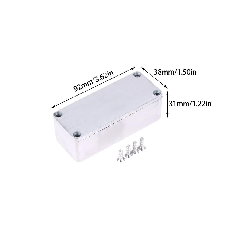 Guitar Accessories Guitar Effect Pedal Enclosure With Screws Die Cast Aluminium Box Enclosures Aluminum Stomp Box Enclosure