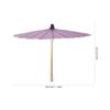 2Pcs Elegant Blank Paper Umbrella for DIY Decoration Classical Umbrella Prop for Dining Room Holiday Scene Photography Cosplay