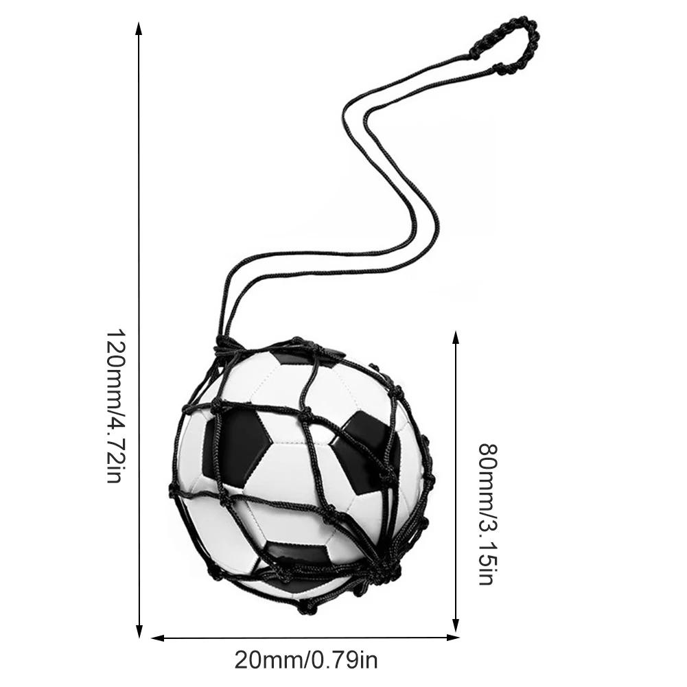 Football Kick Trainer Soccer Ball Net Kicker Fits Ball Size 3 4 5 Football Kick Throw Solo Practice Training Aid