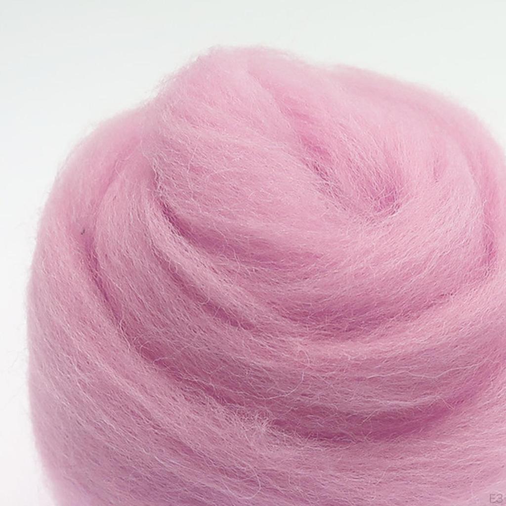 Felting Wool Materials Soft and Fre Yarn Roving for Art Work