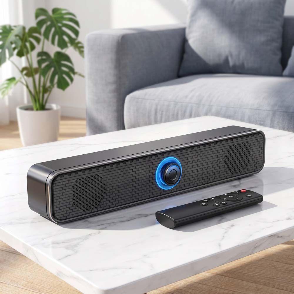 Home Theater Soundbar Speaker USB Powered Wired Soundbar Surround Sound PC Soundbar Gaming