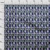 oneOone Bavlna Flex Modrá Fabric Květiny Šití Řemeslné Projekty Fabric Prints By Yard 40 Inch