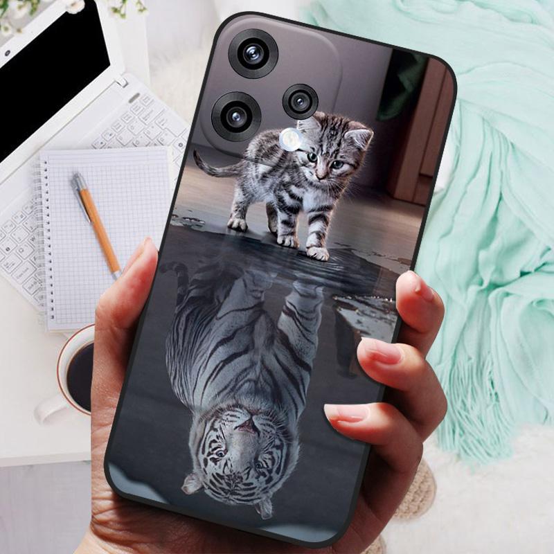 Für OPPO Reno15 5G 15C Hülle Löwe Wolf Bemaltes Silikon Weiche Rückseite Für OPPO Reno15 Pro Reno15Pro Max Globales Handyhülle Schale