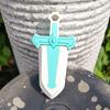 EDC fingertip push card sword push card mini fingertip toy relieves adult stress magnetic element pendant gift