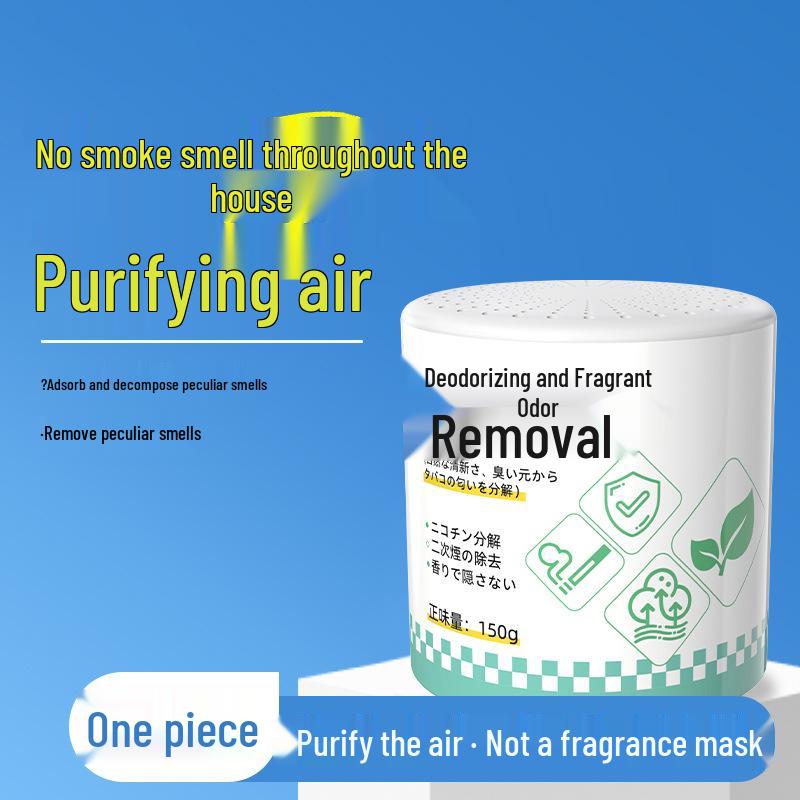 Indoor Smoke Purifier & Deodorizer: Quick Secondhand Smoke Removal, Antibacterial, Odor Inhibitor for Car