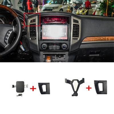1Lot ABS Material For 2018-2022 Mitsubishi Pajero Special Car Phone Holder Fixed Bracket Stand Mobile