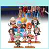 Piece One 10pcs Role Pvc Toy Model Desktop Decoration Children Christmas Gift