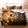 Christmas Bedding Set Duvet Cover Polyester Comforter Cover Pillow Case 3D Queen King Double Full Twin Single 3PCS 2PCS Bedroom