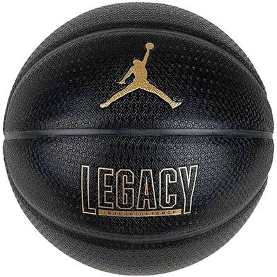 Jordan Legacy 2.0 8P In/Out Ball, Unisex Black Basketball