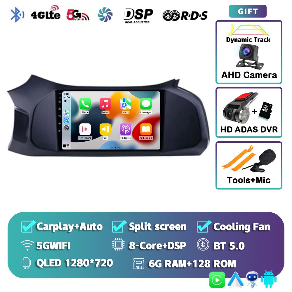 Android 14 CarPlay Car Radio For Chevrolet Onix 2012-2014 2015 2016 2016- 2019 GPS 2din Multimedia Video Player 2 Din Stereo 4G