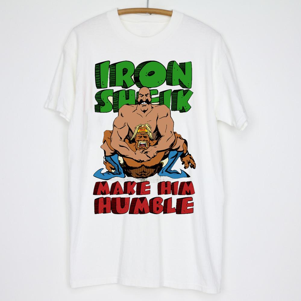 Iron Sheik Hulk Hogan T-Shirt Cotton Tee All Size S-4XL Unisex T-Shirt