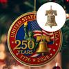 Gedenk-250-Jahre-Amerikanischer Jahrestag Glocken-Ornament Partyzubehör Dekoration zur Erinnerung an die Geschichte