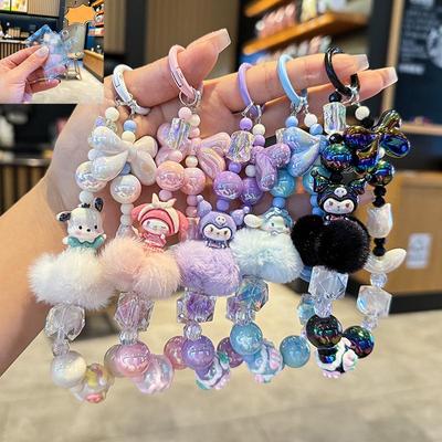Melody Kuromi Phone Strap Fun Mobile Phone Lanyard Mobile Phone Decorations Cute Keychain Hanging Decoration Christmas Gift