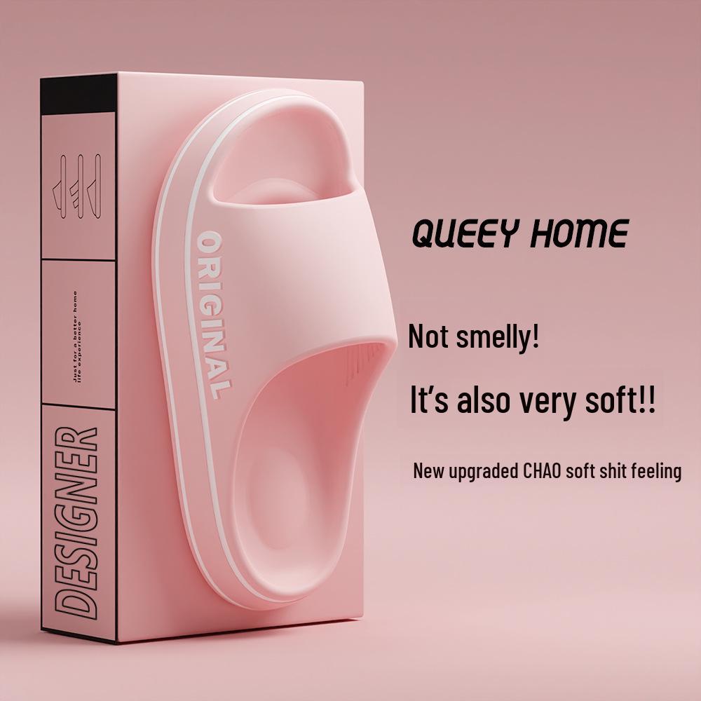 

Новые противоскользящие сандалии из ЭВА: Мягкие домашние тапочки без запаха для женщин и мужчин — идеальный вариант для лета. 36-37 (fits 35-36) розовый