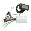 24V 36V 48V 350W Electric Bicycle Bike Scooter Controller with Waterproof Display Electric Bike Controller Kit