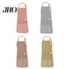 Waterproof Kitchen Apron Cotton Linen Striped with Pocket Breathable Oil-proof Pockets Adjustable Men Women Chef Cooking Baking Sleeveless Bib