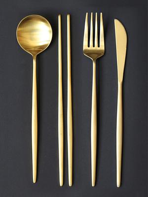 Wiedergeboren. J Mui Koreanisches Goldbesteckset, 4-teilig