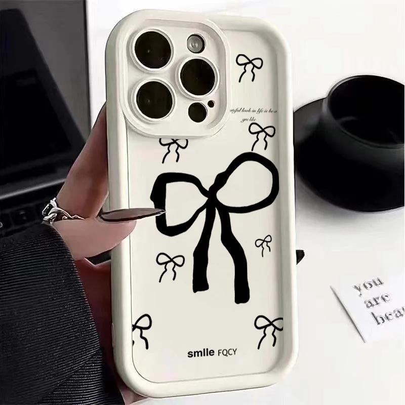 Case for Xiaomi POCO X7 X6 Pro X5 M7 M6 F5 F7 Mi 15 Ultra 14T Pro 14 13T 12 13 11 Lite 5G NE 12T Love Bowknot Silicone Cover