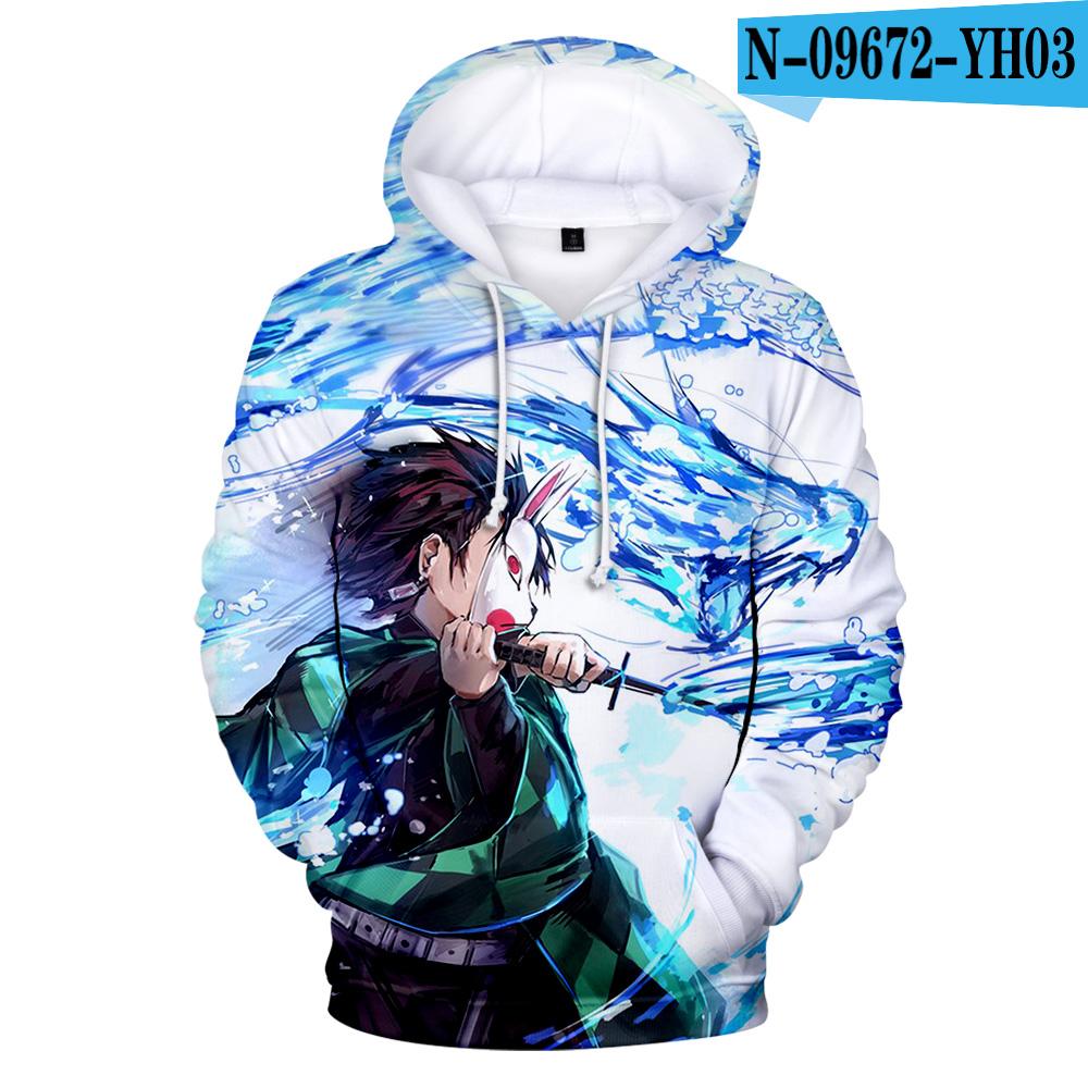 Anime Demon Slayer Kimetsu No Yaiba 3D Printed Hoodies Men Women Hoodie Harajuku Sweatshirts Boys Girls Tracksuits Clothes