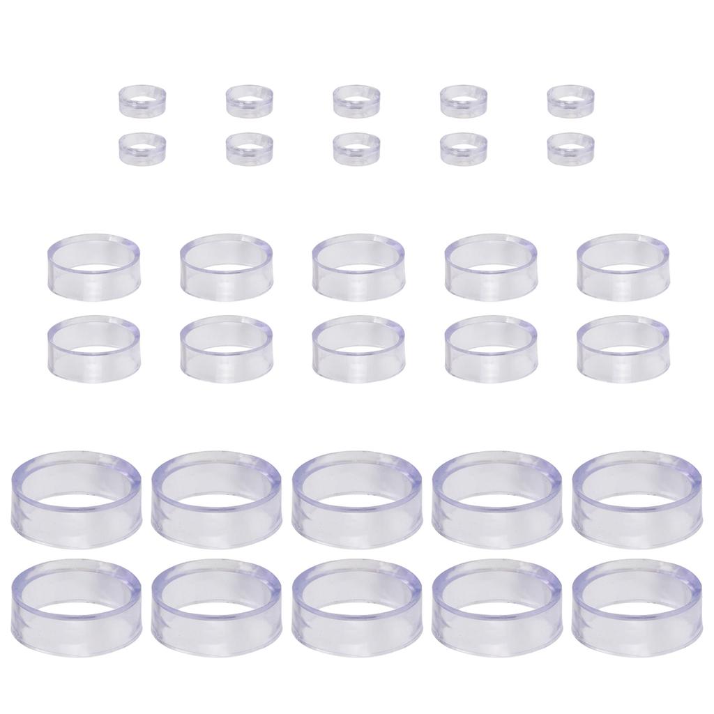 10Pcs Display Stands Clear Small Round Baseball Rings Stands Plastic Sphere Holder Clear Baseball Stand Holder Enduring