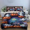 Spooky pumpkins enchantingly glowing Bedding sets Duvet cover sets Duvet covers Pillowcases(1*Duvet Cover 2*Pillowcases without duvet insert)