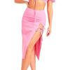 Missy Empire Womens/Ladies Side Slit Linen High Waist Maxi Skirt