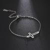 Plane Charm Bracelet Stainless Steel Aircraft Airplane Adjustable Chain Bracelets On Hand Pulsera Jewelry Gift for Women