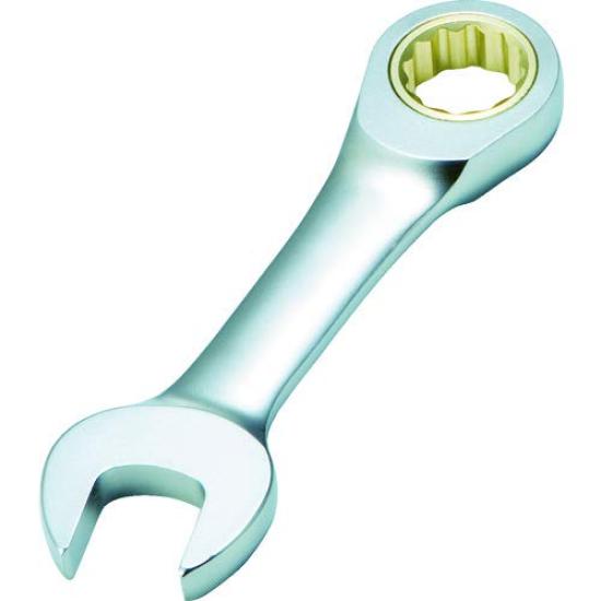 

TRUSCO Ratchet Combination Wrench Nominal 17 x 10 (Short Type) Size TGRW-17S [Case Sold]