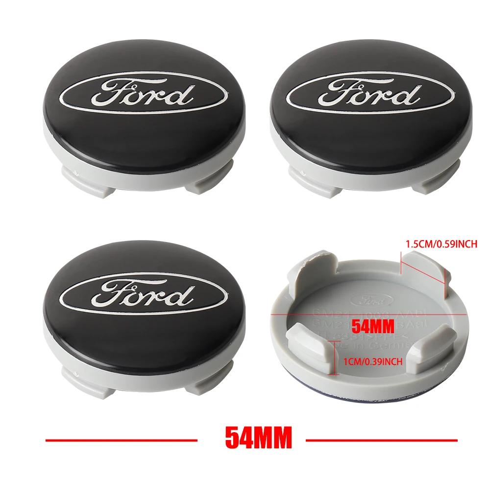

New 2026 Car Sticker New 2025 Hot 54mm Car Wheel Center Covers Hub Cap Badge Replacement Accessorie For Ford Kuga MAX Transit Mo