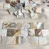100g Square Mother of Pearl Mosaic Tiles Natural Shell Square Mosaic Pieces for Home Decoration Crafts Materials Hobbies