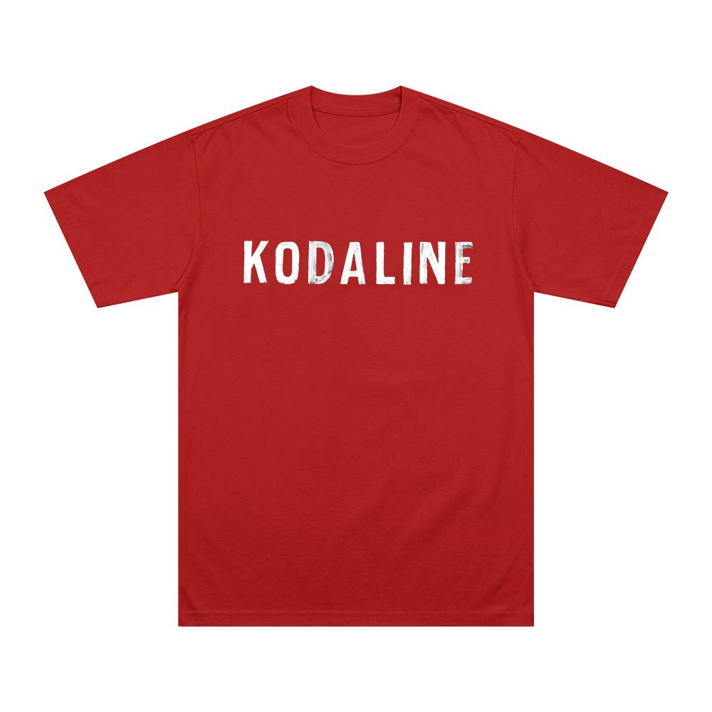

Kodaline Rock Indie Ban Silver Logo T-shirt Pure Cotton High Quality Round Neck Short Women Men Tees Retro Graphic Tops Funny T-shirt Band T-shirt XS красный