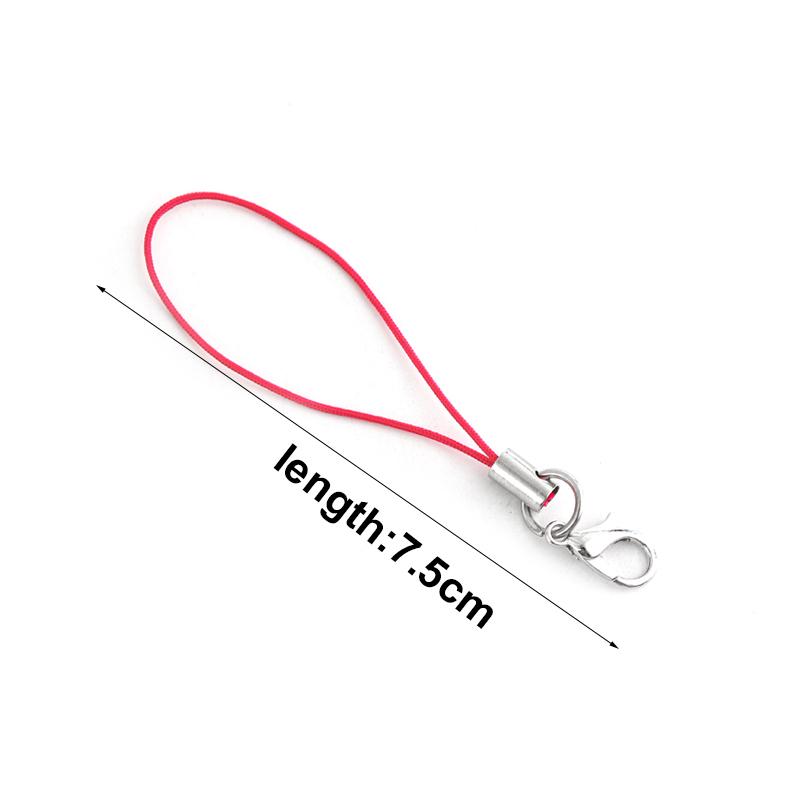 20pcs Hand Wrist Lanyard String Mobile Phone Rope Lobster Clasp Lanyard Diy Handmade Accessories Connector Hook Fastener Making