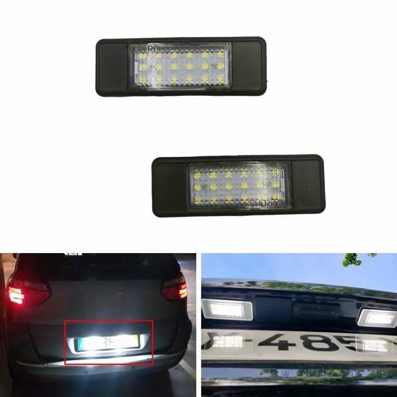 Car Canbus LED Number License Plate Light Lamp For Peugeot 106 1007 207CC 307 308 3008 406 508 607 For Citroën C2 C3 C5 C5 C6 C8