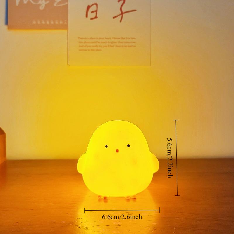 

Cute Night LightAnimal Chicken Cartoon Duck Led for Baby Children Kid Bedroom Decorative Lighting Home Decor Soft Moon Lamp 3AA battery