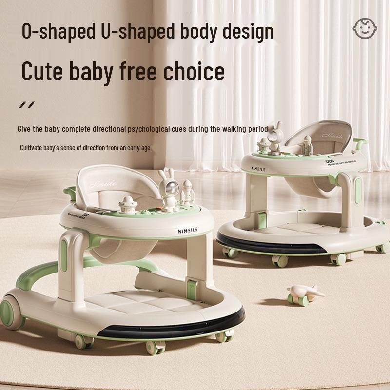 Musical Baby Walker with Sit-and-Push Assist for 6-18 Months