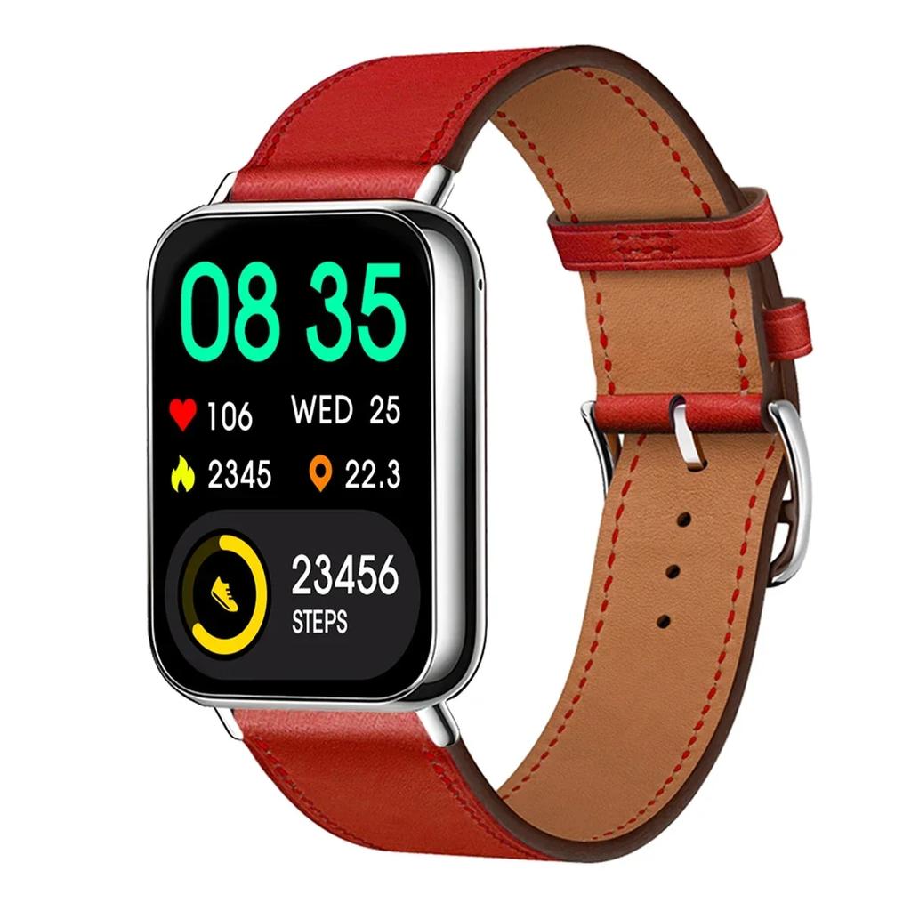 Leather Loop Strap for Redmi Watch 5 Watch 4 Band for Xiaomi Mi 9 Pro Active Wristband Bracelet Mi Band 8 Pro Correa Accessories