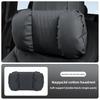 Quality Nappa Leather Car Headrest Lumbar Support Cushion Comfortable Soft Car Neck Pillows Waist Pillow Car Interior Accessorie