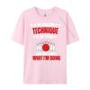 My Bowling Technique Top Secret Bowling Bowler Lovers Black Shirt Graphic Tees Funny Gifts Print Short Sleeve
