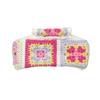 Secure Grip Knitted Hair Clip for Active Lifestyle Comfortable Fashion Flower Hairpin Nonslip Sports Activity