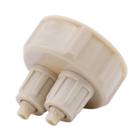 2x Flaschenverschlüsse Für Aquarium CO2 Reaktor - DIY Diffusor, 5,5x4 Cm, Beige