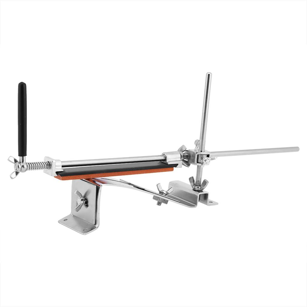 Sistem de ascuțit cu unghi fix din oțel inoxidabil 4 pietre de ascuțit Instrument ascuțitor cuțit de bucătărie