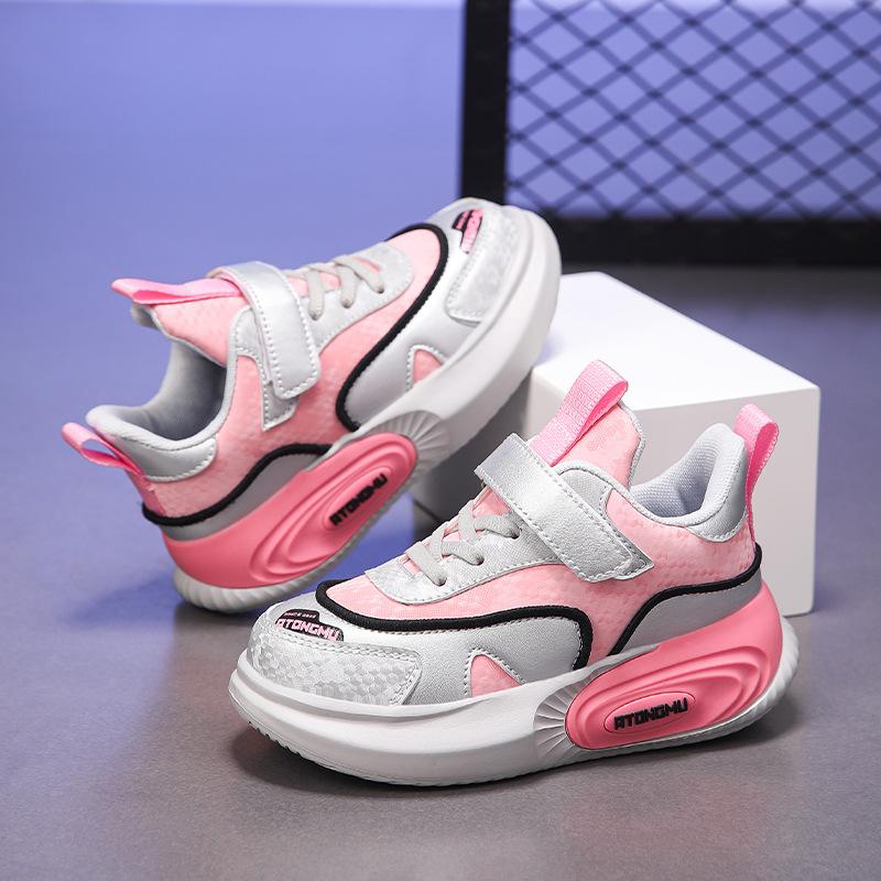 Children's Shoes Little Boys Basketball Shoes 2025 New Four-season Wear-resistant and Non-slip Sports Shoes Boys' Actual Combat Sneakers