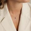 18K Gold Birthstone Stainless Steel Pendant Necklace